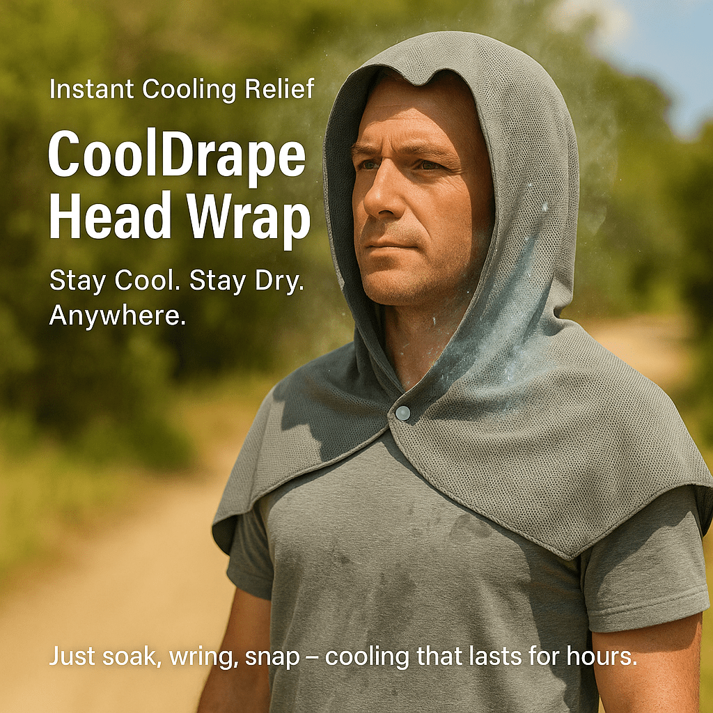 CoolDrape™ Instant Cooling Head Wrap - ThermoNest